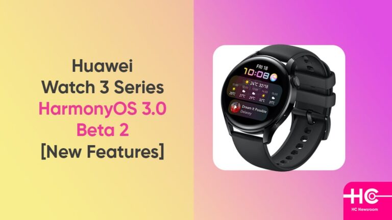 Wow Huawei Watch Gets Harmonyos Beta Update Huawei Central