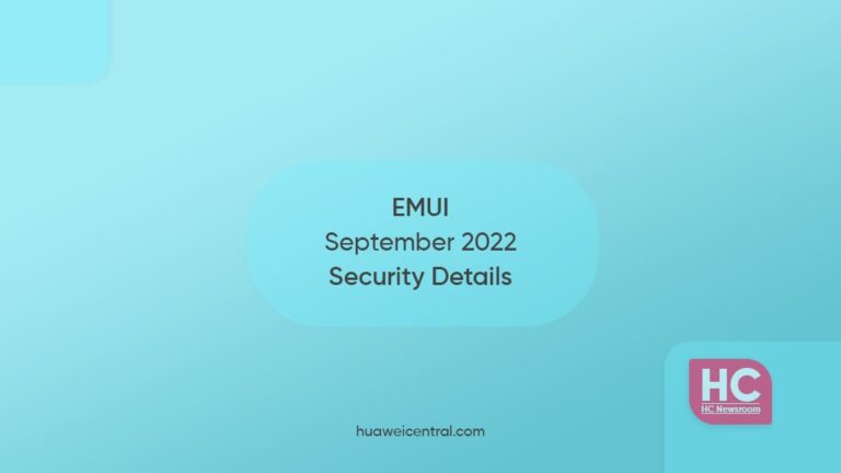 Check The September Emui Security Update Details Huawei Central