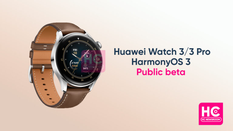 Huawei Released HarmonyOS 3 Public Beta For Watch 3 Pro Huawei Central