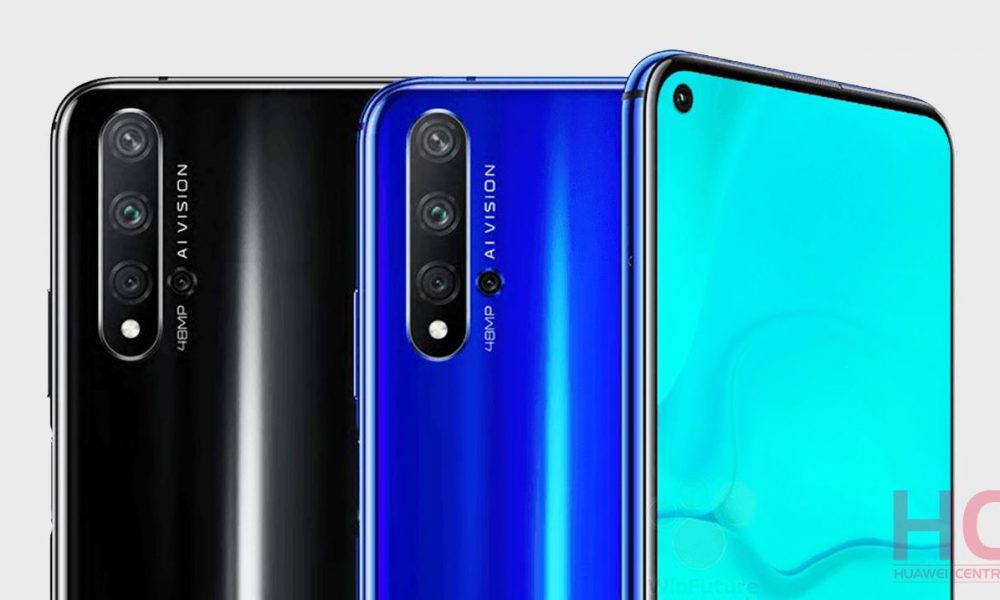 Honor 20 S Full Specs And Design Leaked Including Hole Punch Display Kirin 980 Processor Quad Rear Camera And More Huawei Central