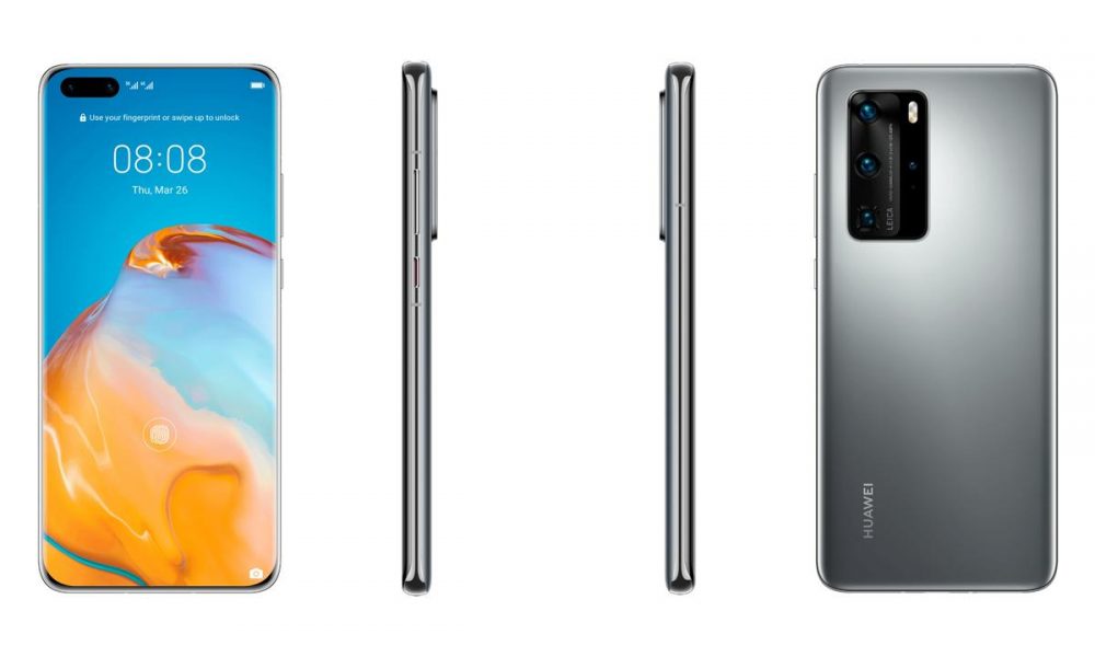 New renders reveals a closer look at the quad curved design of Huawei ...