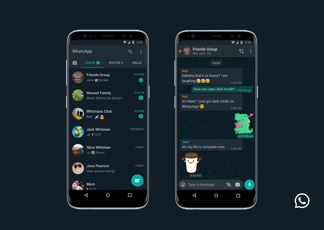 Dark mode officially arrives in WhatsApp for all users - Huawei Central