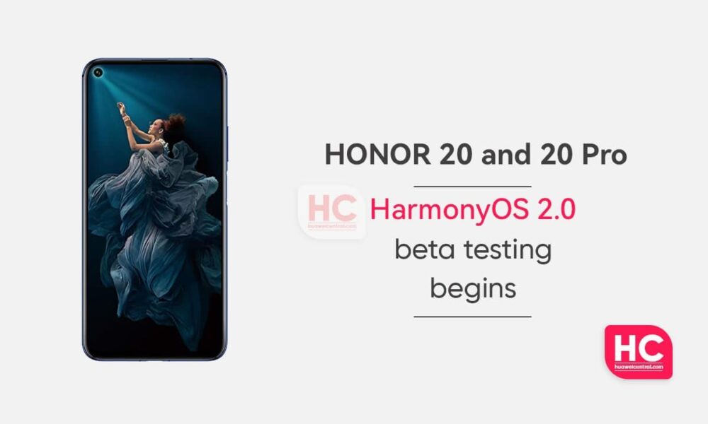 First HarmonyOS 2 0 Beta Update Released For Honor 20 And Honor 20 Pro Smartphones Huawei Central