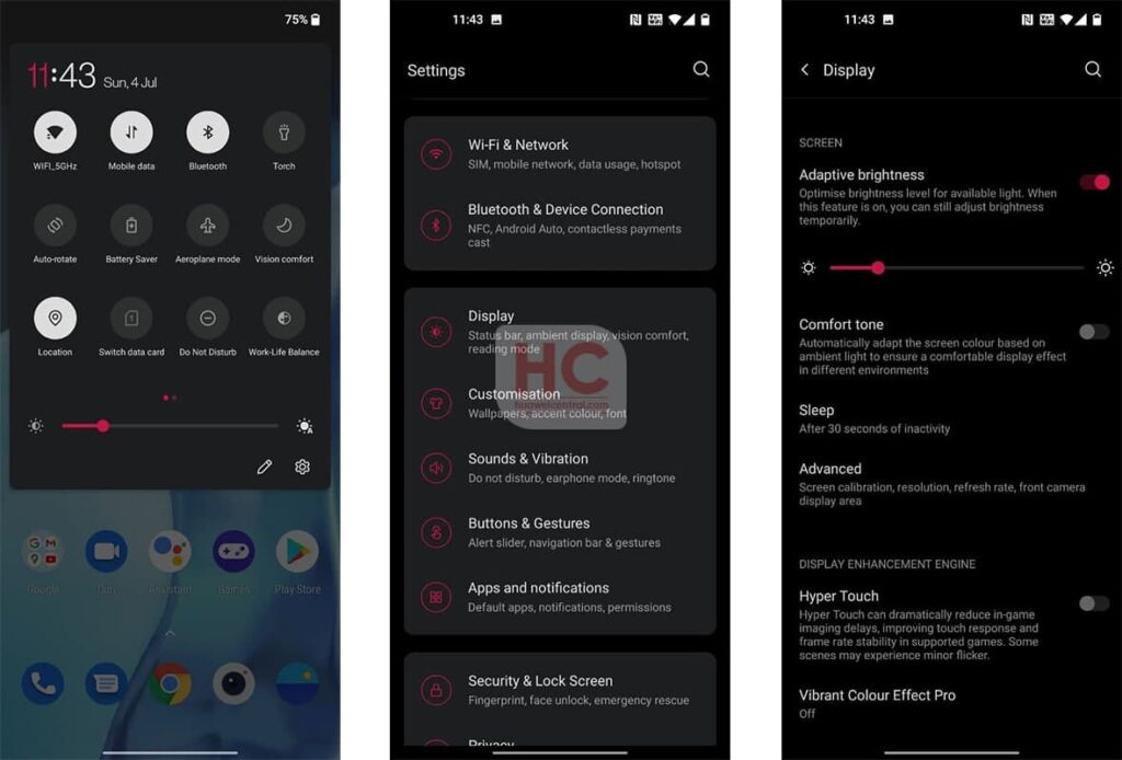 OxygenOS 11 vs HarmonyOS 2: Dark Mode battle - Huawei Central