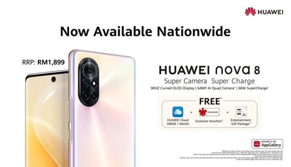 EMUI 12 equipped Huawei Nova 8 launched in Malaysia - Huawei Central