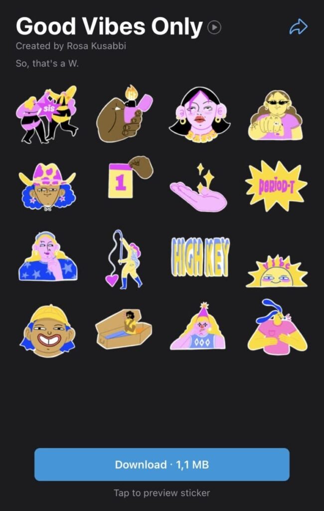 Good Vibes Sticker Pack available on WhatsApp - Huawei Central