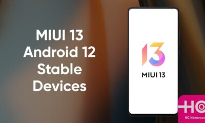 MIUI 13 android 12 stable devices