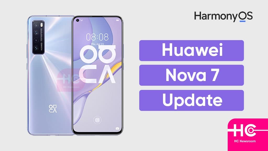 band Vooruit Lui Huawei Nova 7 series began collecting January 2022 HarmonyOS update - Huawei  Central