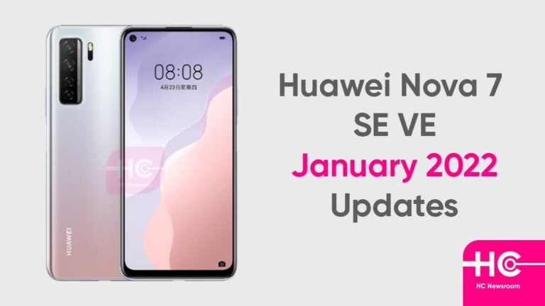 January Harmonyos Update Rolling Out For Huawei Nova Se Vitality Edition Huawei Central