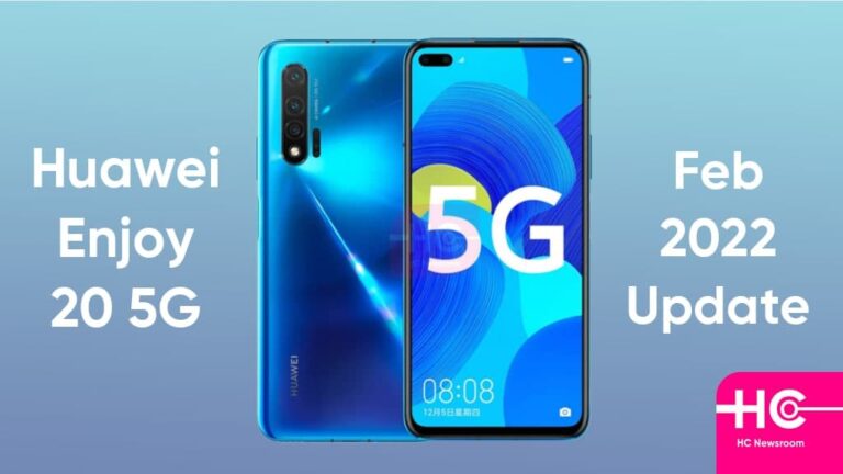 Huawei Enjoy 20 5g Users Installing February 2022 Harmonyos Update Huawei Central