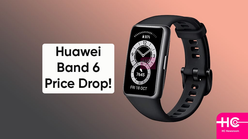 Huawei Band 6 price drop to 109 yuan on JD