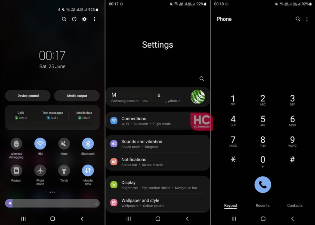 Dark Mode Comparison: Huawei, Google, Samsung, Apple, Xiaomi