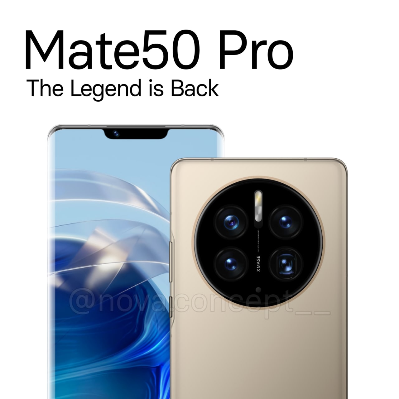 Allerlei soorten Stevig compact Check the Huawei Mate 50 Pro with colors, XMAGE and notch in renders
