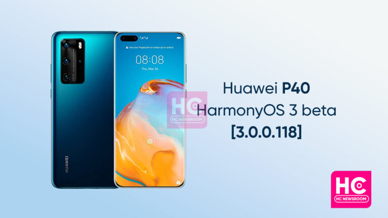 Huawei P40 series receives HarmonyOS 3.0.0.118 beta - Huawei Central