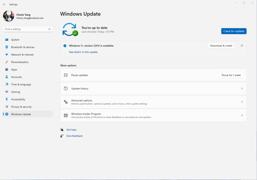 download windows 11 2022 update