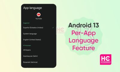 Android 13 Per-app language