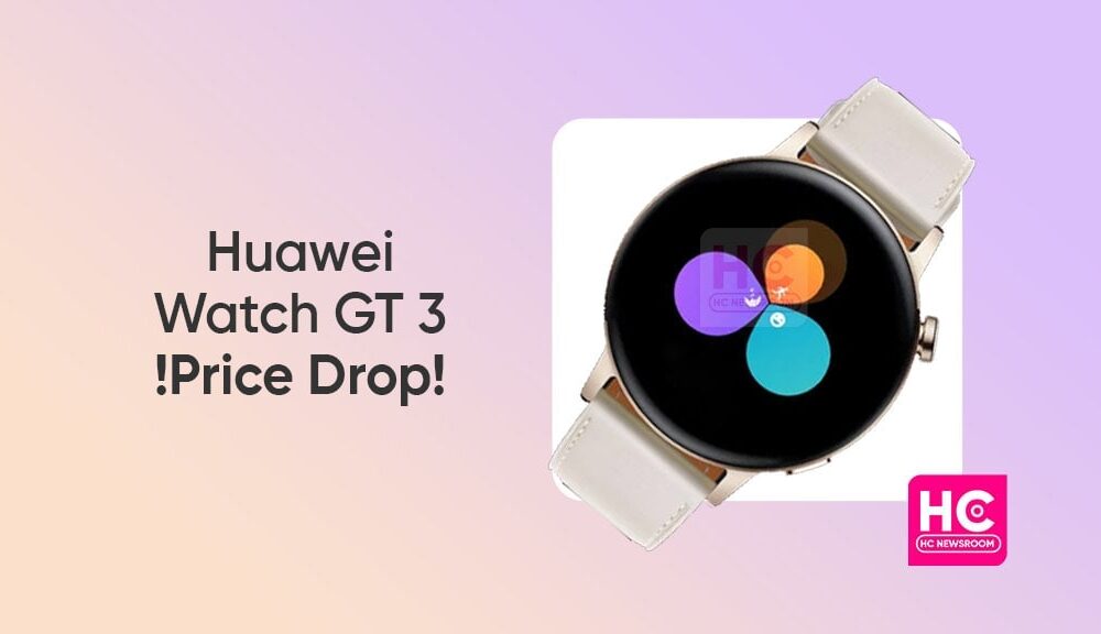 Huawei Watch GT 3 price drop to 998 yuan [140.27 USD] - Huawei Central