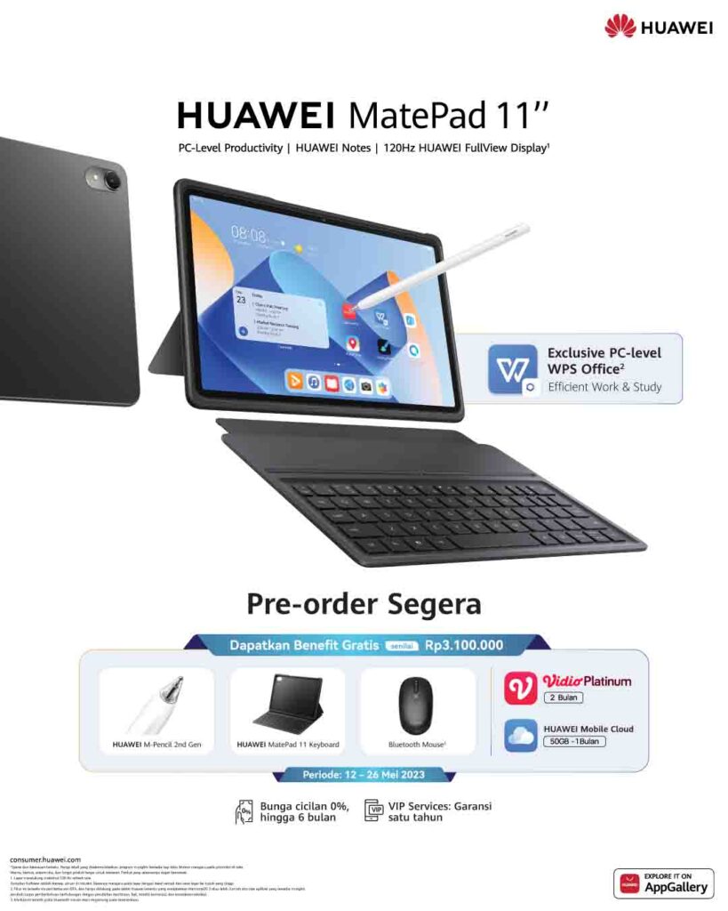 Huawei MatePad 11 (2023) Announced In Indonesia - Huawei Central