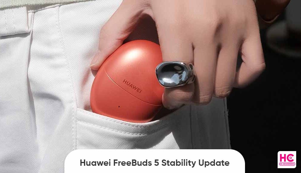 Huawei FreeBuds 5 with HarmonyOS 4.0.0.178 update have a new feature