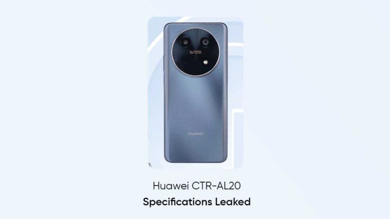 Huawei CTR-AL20 specifications leaked with Mate 50 like camera - Huawei ...