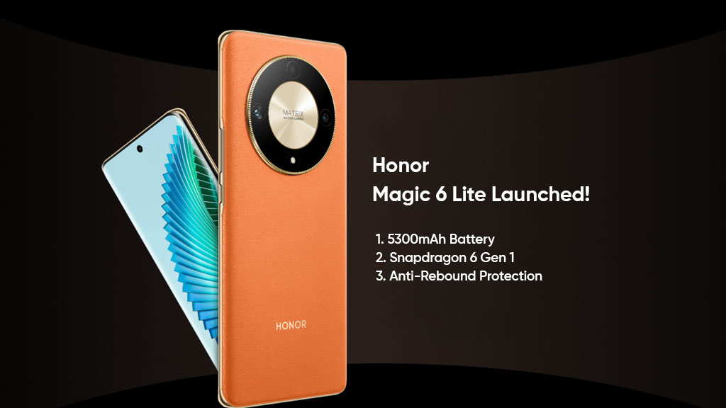 Honor Magic 6 Lite 5G launched with 6.78-inch AMOLED display, snapdragon 6  gen 1 chipset