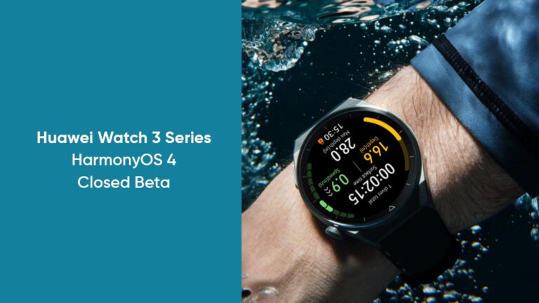 HarmonyOS 4 closed beta adaptation begins for Huawei Watch 3 series ...