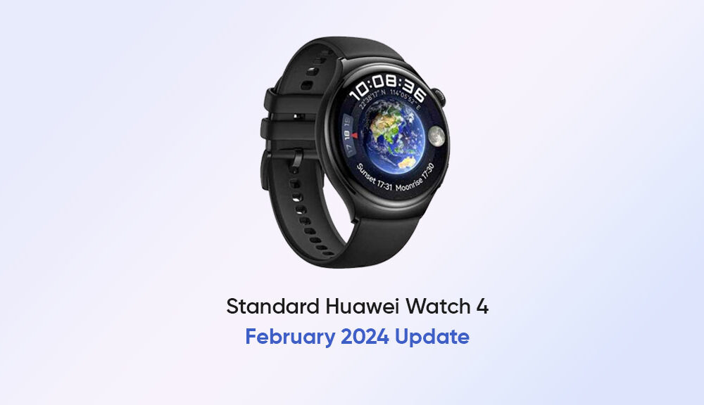 Standard Huawei Watch 4 wearable gets February 2024 features update