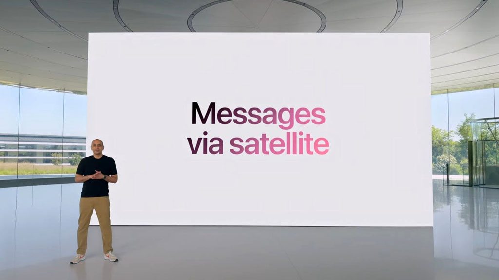 Apple iOS 18 satellite iMessage