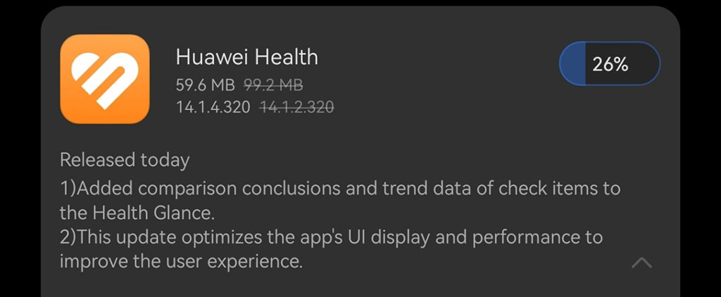 Huawei Health app June 2024 update