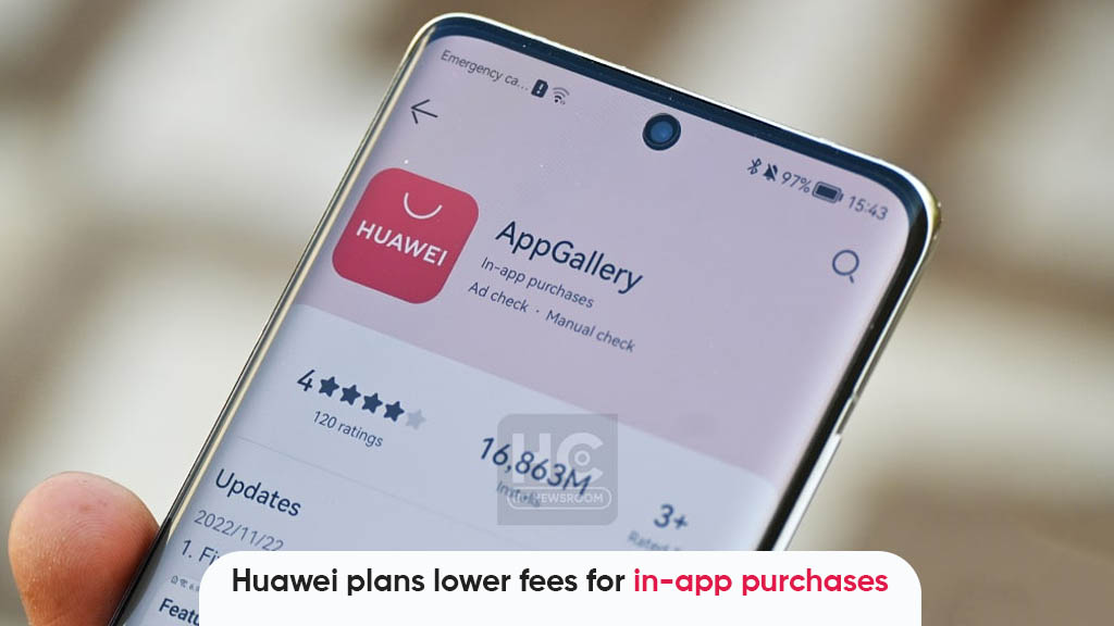 Huawei in-app purchases Apple