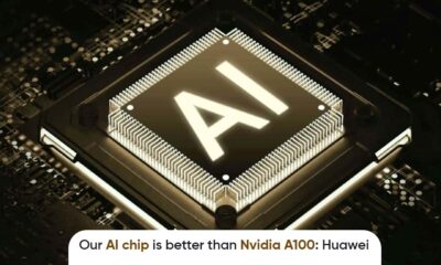 Huawei AI chip Nvidia A100
