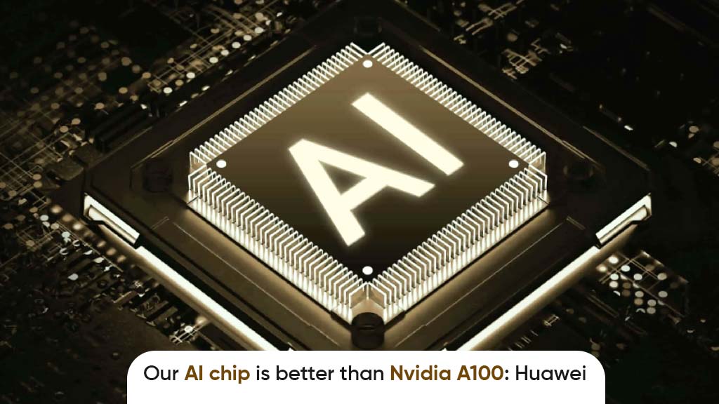 Huawei AI chip Nvidia A100