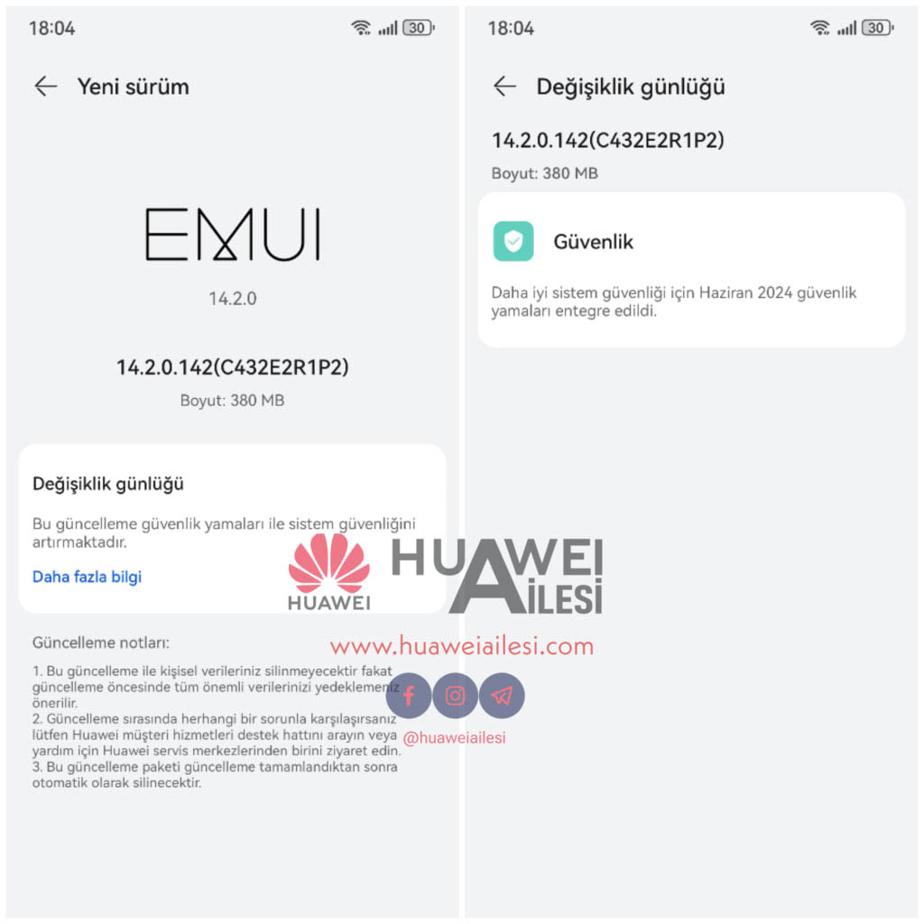 Huawei P60 Pro Mate X3 June 2024 update