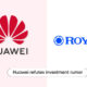 Huawei Royole screen investment rumor
