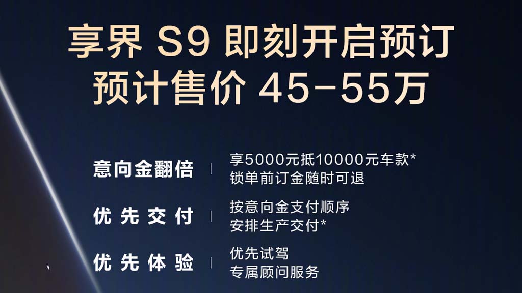 Huawei BAIC STELATO S9 pre-sale