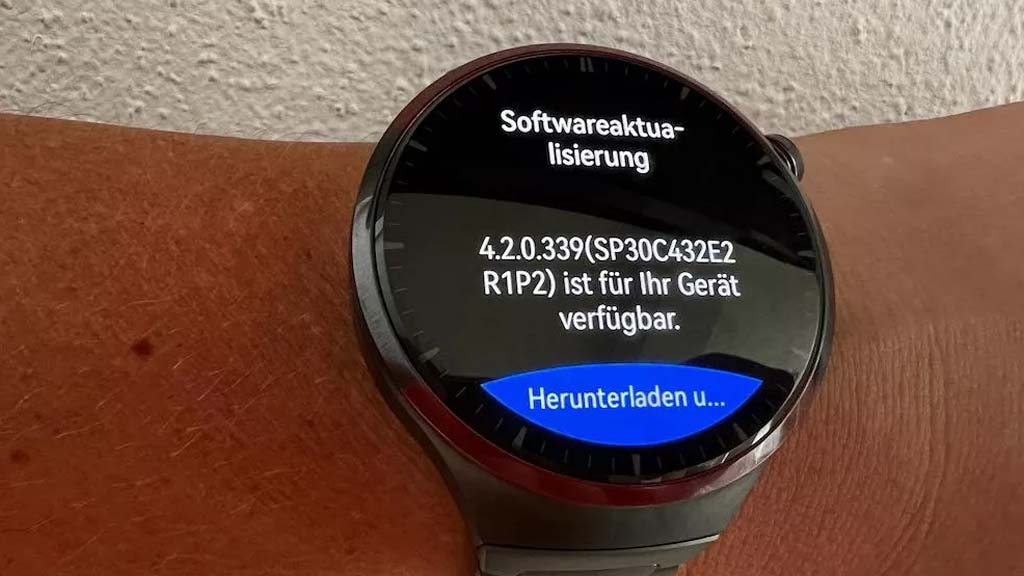 Mise à jour Bluetooth de la Huawei Watch 4 Pro Space