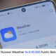 Huawei Weather beta home screen widget