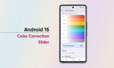 Android 15 color correction slider