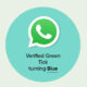 WhatsApp blue verification tick