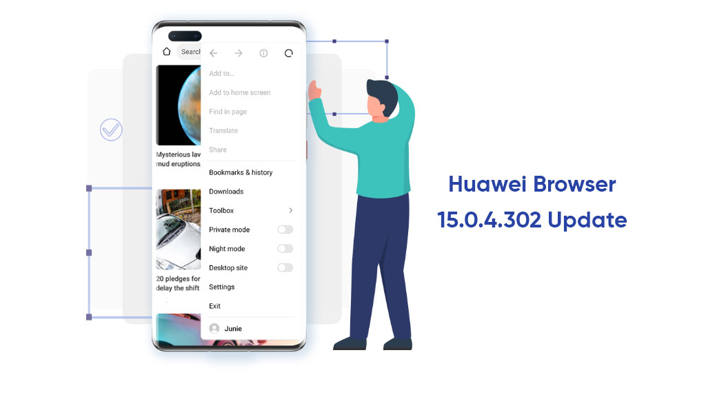 Huawei Browser 15.0.4.302 update