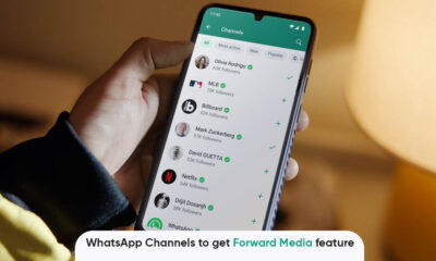 WhatsApp Channels forward media