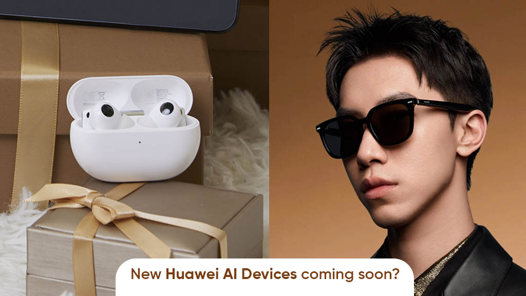 Huawei AI earphones glasses