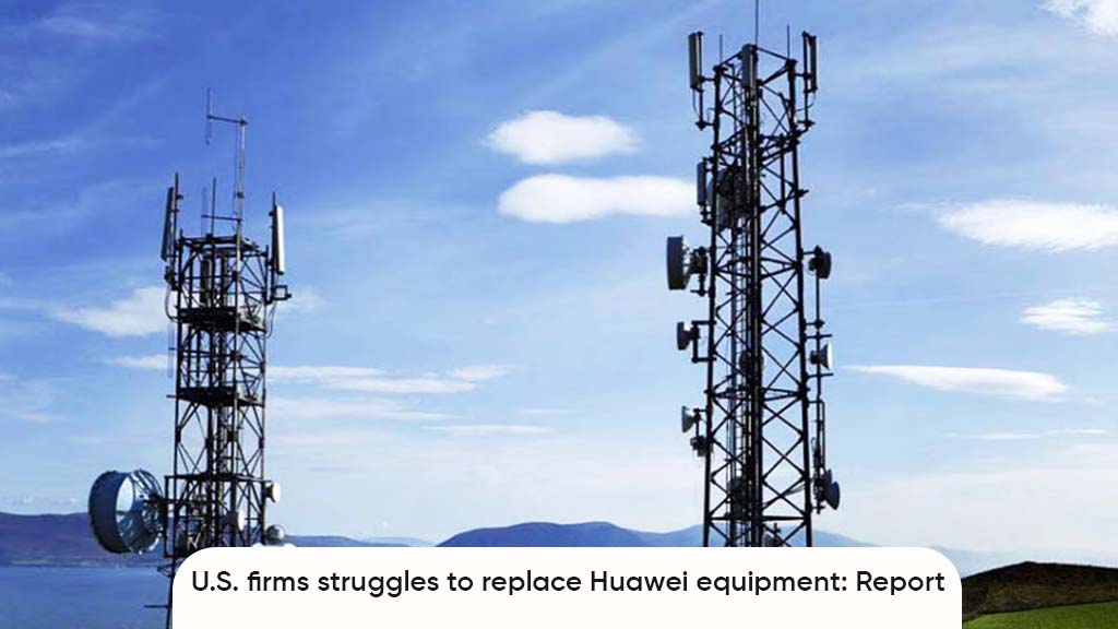 Huawei network equipment U.S. firms