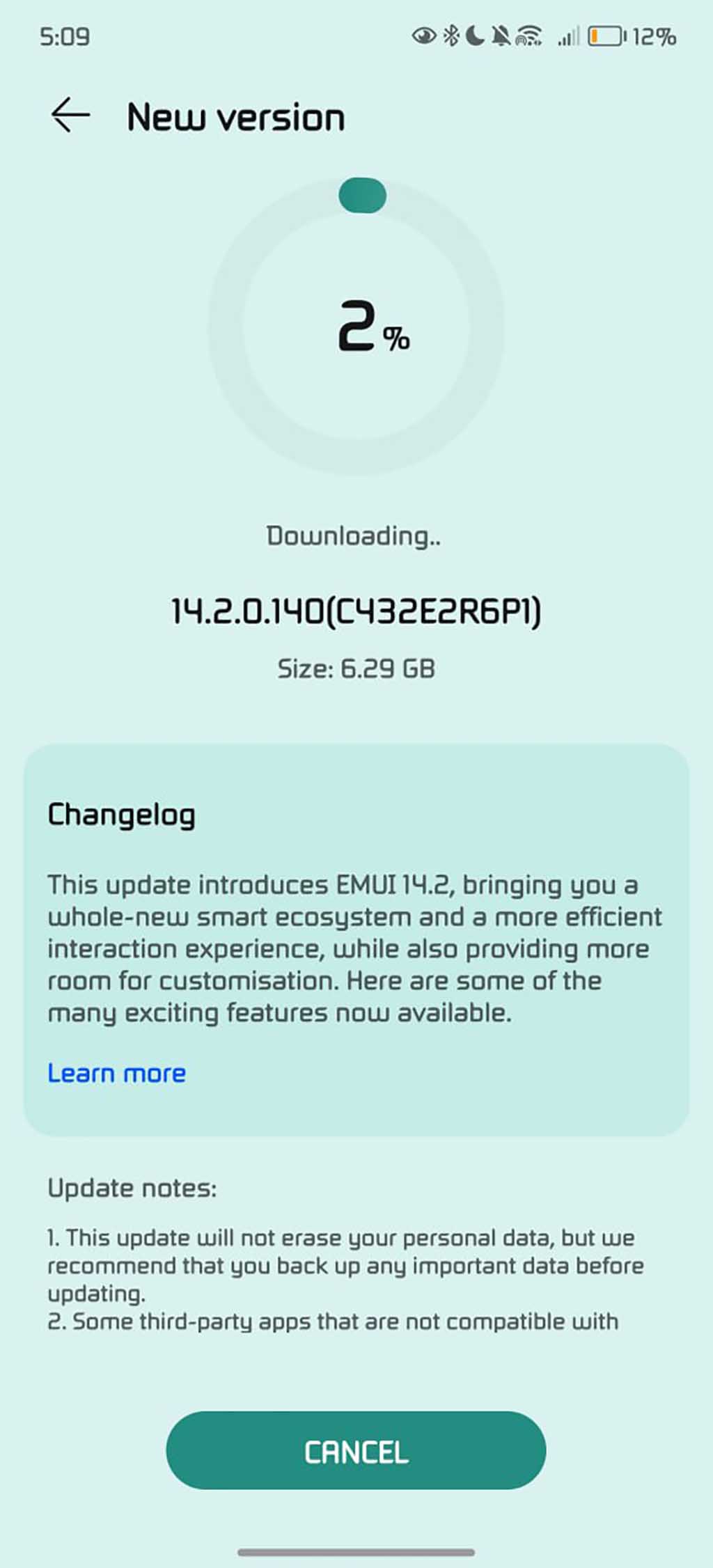 Huawei P50 Pro EMUI 14.2