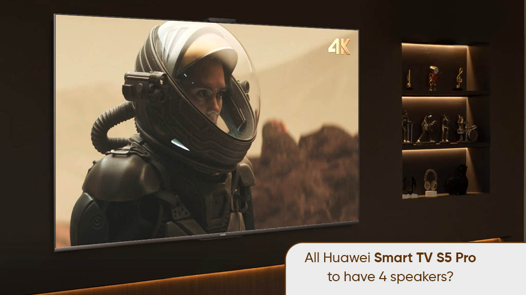 Huawei Smart TV S5 Pro four speakers