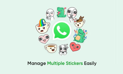 WhatsApp manage multiple stickers