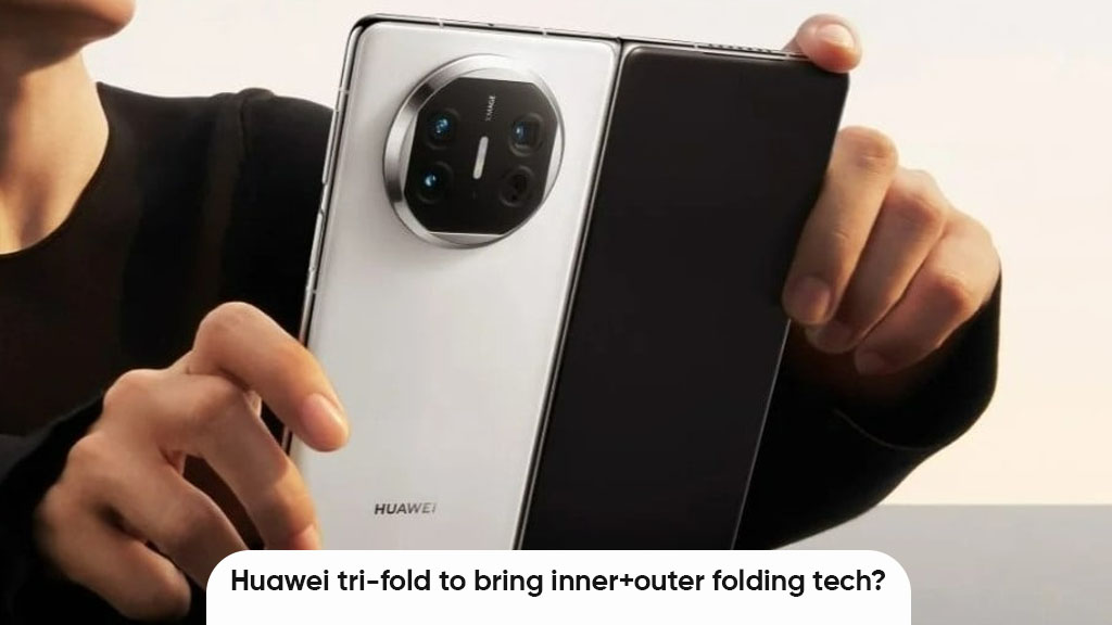 Huawei triple foldable dual-hinge