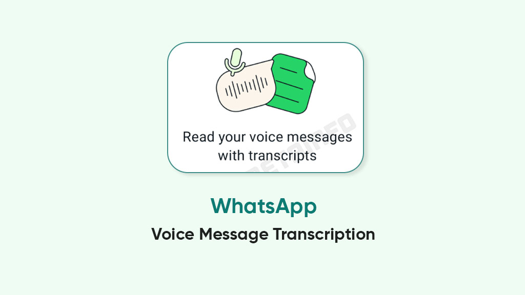 WhatsApp Voice Message Transcript