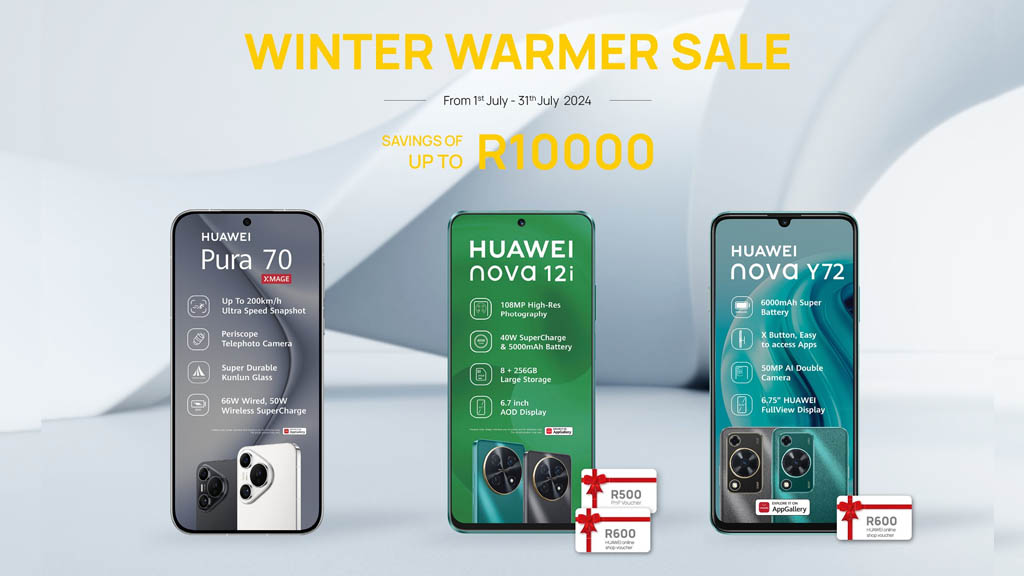 Huawei South Africa Winter Warmer Sale