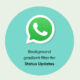 WhatsApp Status background filter